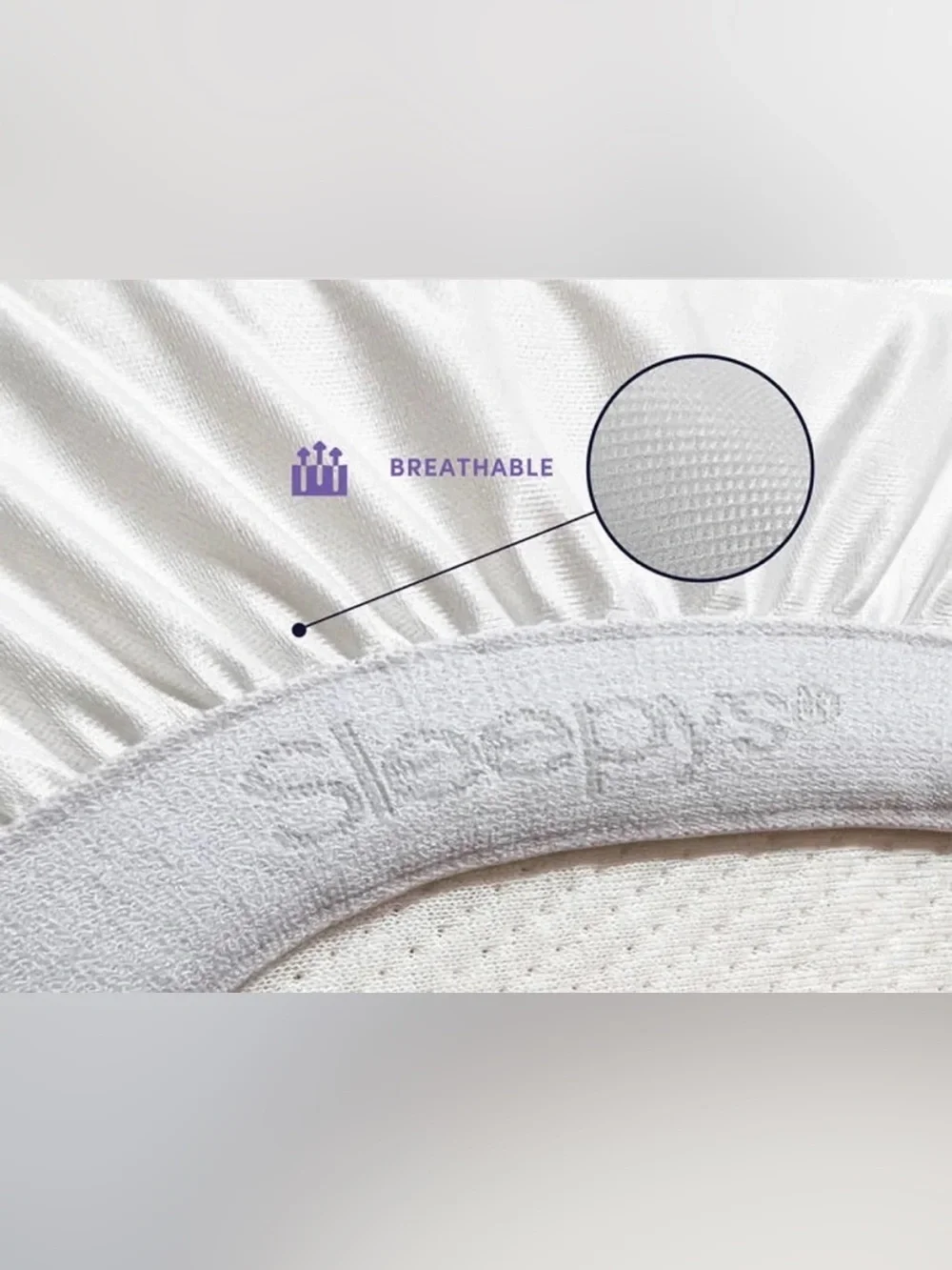 Ultimate Allergy Bamboo Mattress Protector — White (King)